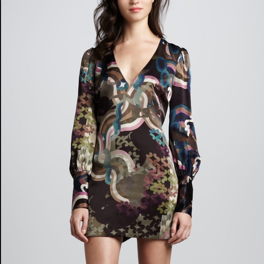 Skaist-Taylor “Nell” Velvet Mini Dress
